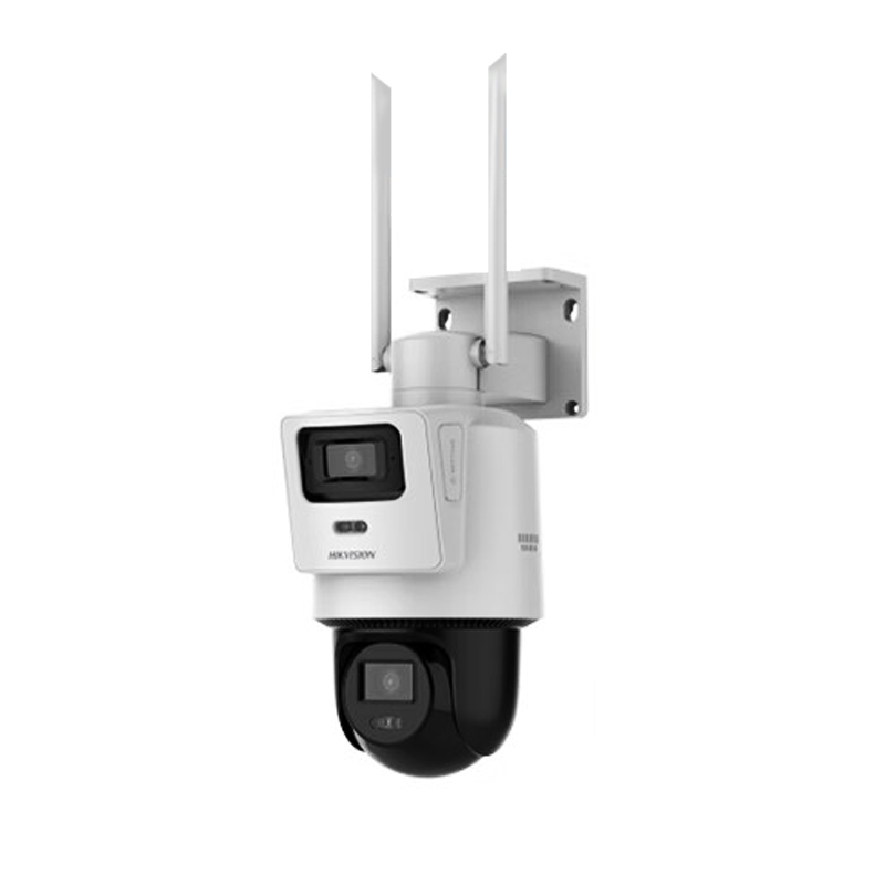 ?？低旽IKVISION DS-2DE3Q144MY-T/GLSE(4/4mm) 4G監(jiān)控器雙攝像頭